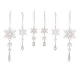Cwmm10172_Acrylic Snowflake Ornaments For Christmas Tree