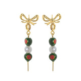 FASHIONABLE VEGETABLE WINE GLASS PEARL EARRINGS_CWAJE5053