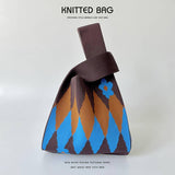 Flower Series Versatile Knitted Bag