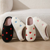 CUTE CARTOON LITTLE HEART WINTER COTTON SLIPPERS_CWMM3071