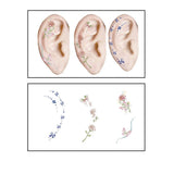 Waterproof Ear Tattoos Cute Cartoon Set_Cwmm8395