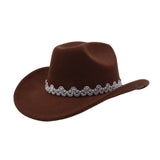 AUTUMN WINTER WOOL FEDORA HAT WESTERN ETHNIC STYLE_CWAH04472