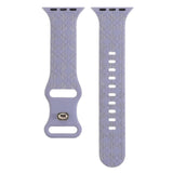 APPLE WATCH9 1 ENGRAVED CHECKERED SILICONE STRAP_CWWW0052