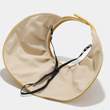 Womens Shell Visor Hat -Dual-Sided Summer Sun Hat_Cwah3305