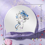 Womens Silicone Waterproof Large Swim Cap_Cwmm6715