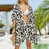 LEOPARD PRINT FRONT OPEN KIMONO FOR SUMMER WOMENS_CWASC0797
