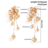 IMITATION PEARL TASSEL PENDANT EARRINGS_CWAJE1155