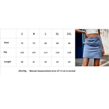 Womens Denim Mini Skirt With Asymmetrical Waist_Cwjsk0208
