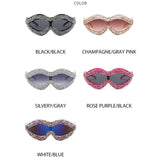 ALIEN ONE PIECE SEXY LIPS WITH DIAMOND SUNGLASSES_CWASG0838