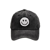 SMILEY FACE PARENT CHILD BASEBALL CAP SUN HATCWAH1241