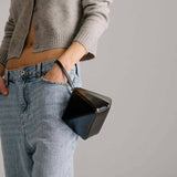 Triangular Rhombus Stitching Folding Shoulder Bag_Cwab1933