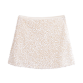 Womens Sequin Skirt, Trendy French Design_Cwdsd8346