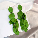 RETRO WATER DROP GEOMETRIC SIMPLE EARRINGS_CWAJE2324
