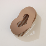 LOVE SHAPE DUCKBILL CLIP NO SLIP HALF UP PIN_CWAHA6516