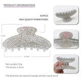 FULL DIAMOND ACRYLIC GRAB CLIP DIAMOND SHARK CLIP_CWAHA4255