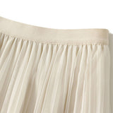 FLORAL PRINT TULLE PLEATED MIDI SKIRT_CWBMS0406