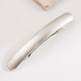 GOLD BRUSHED METAL SPRING HAIR CLIP FOR PONYTAILS_CWAHA6240