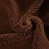 Vintage Jacket Lamb Fleece Zip-Up Lapel Jacket