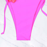 HIGH END FLOWER BIKINI SEXY TWO PIECE SWIMSUIT_CWMW0757