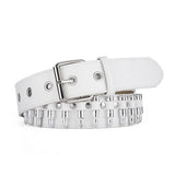 BULLET HEAD OBI PUNK STYLE LADIES PERSONALITY BELT_CWMM0763