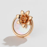 FASHION FLOWER SHELL NECKLACE JEWELRY SET_CWAJE2934