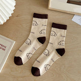 NEW AUTUMN MAILLARD CARTOON CUTE PUPPY SOCKS_CWMS1368