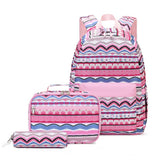 GIRLS BACKPACKS FOR SCHOOL 3 PIECE TRAVEL SET_CWAB5464