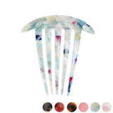 ACETATE PLATE HAIR COMB FIVE TOOTH HAIRACCESSORIES_CWAHA4216
