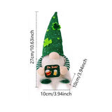 ST PATRICKS DAY FACELESS DOLL RUDOLPH ORNAMENT_CWMM3456