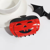 Halloween Acetate Hair Claw?Witch & Bat Design_Cwaha07286