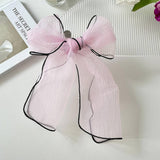 ORGANZA SOLID COLOR LONG SMALL SILK SCARF_CWASC0744