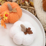 Ins Velvet Faux Pumpkin Halloween Decor_Cwmm9924