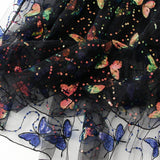 SEQUIN BUTTERFLY TULLE MIDI SKIRT_CWBMS0336