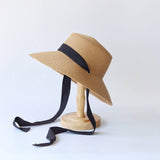 FASHIONABLE WINDPROOF VISOR STRAW HAT_CWAH3472