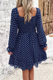 Temperament Casual Polka Dot Dress_Cwdsd2818