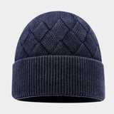 Winter Knit Beanie Hat Women Warm Ear Cover_Cwah04732