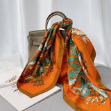 90CM FLORAL SILK VELVET SCARF FOR FALL WINTER_CWASC0899