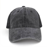 RETRO WASHED SUN PROTECTION BASEBALL CAP_CWAH1543