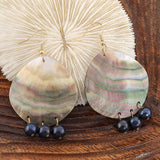FASHION NATURAL MOTHER OF PEARL EARRINGS_CWMM4260