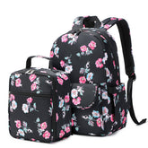 BACKPACKS FOR SCHOOL 2 PIECE WATERPROOF PRINT SET_CWAB5514