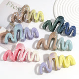 FASHION GRADIENT INK WAVE HAIR CLAW COMMUTER CLIP_CWAHA2205