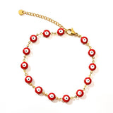 CLASSIC 18K STAINLESS STEEL EVIL EYE BRACELET_CWAJE4597