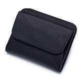 Trendy Soft Leather Short Wallet For Women_Cuab00365