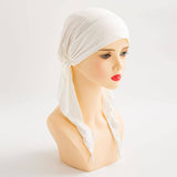 MULTICOLOR FASHION CURVED RIBBON TURBAN HAT_CWASC2430