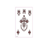 REALISTIC BROWN HENNA TATTOO STICKERS WATERPROOF_CWMM8347