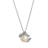 CLOWNFISH PEARL NECKLACE OCEAN KISS PENDANT_CWMM6971