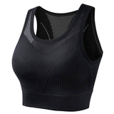 NEW RIMLESS SHOCKPROOF RUNNING VEST YOGA BRA_CWMU0299