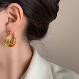 HIGH END FASHION LARGE HOOP EARRINGS FOR WOMEN_CWAJE3146