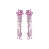 BOHEMIAN LONG HIGH END FLOWER EARRINGS_CWAJE1663