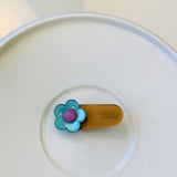 Cwaha4509_Cute Edge Clip With Small Flower Hair Clip
